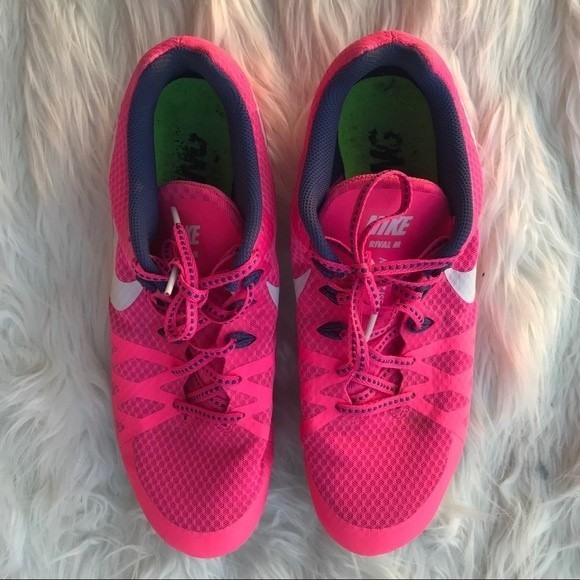 Nike Zoom Rival Mid 9 Track Spike Shoes, Size 11 - Picture 1 of 6